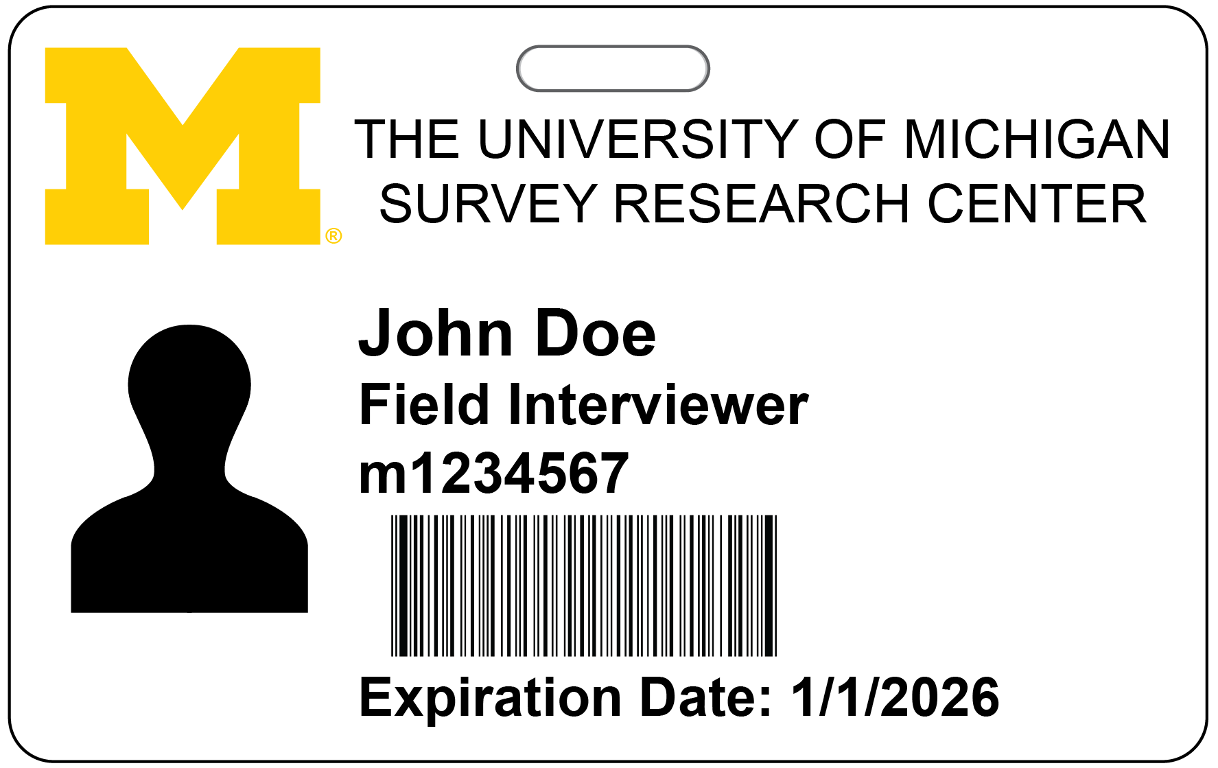 SRC Field Interviewer Badge