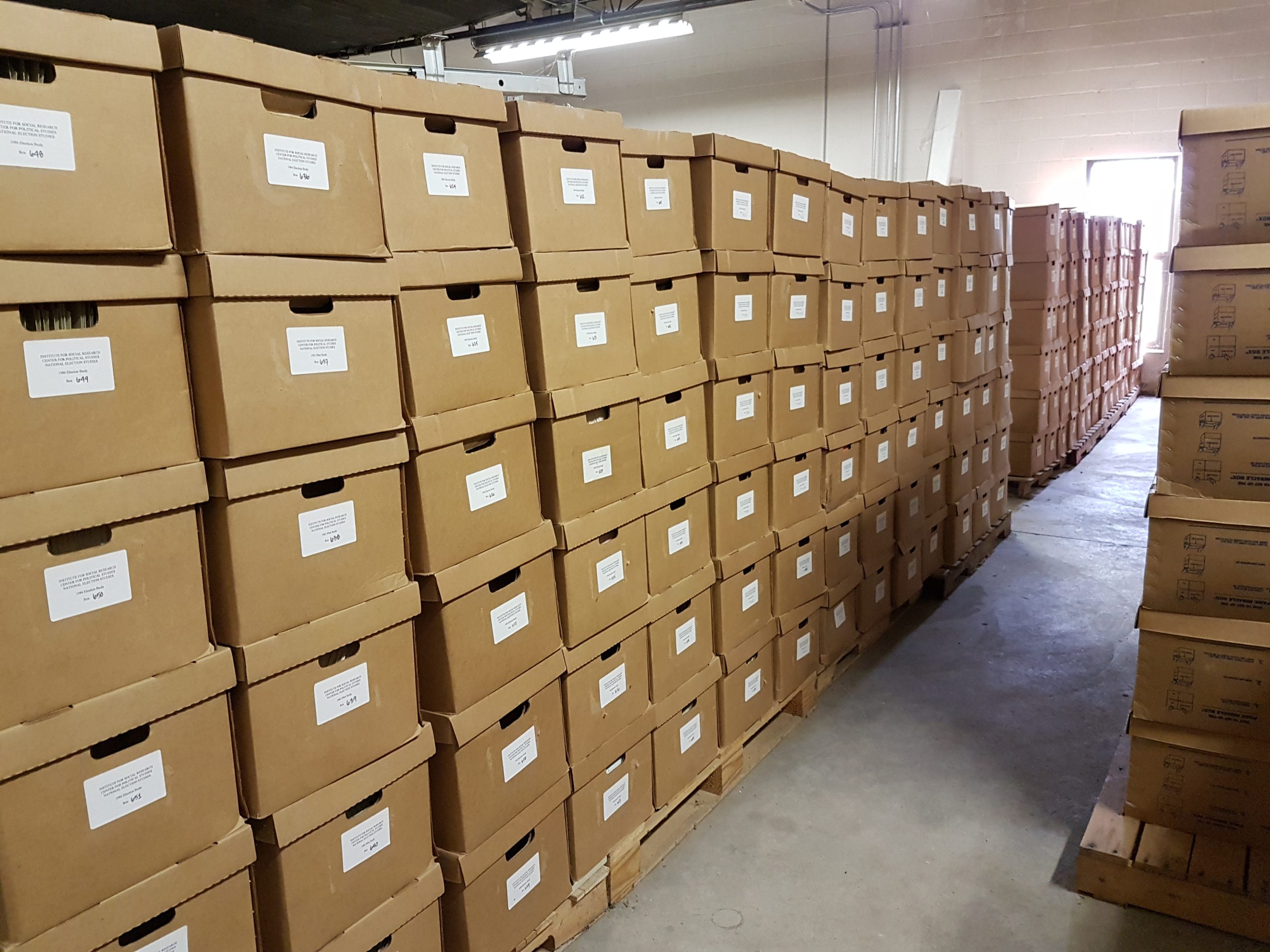 ANES Boxes in Storage